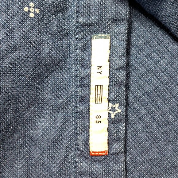 Tommy Hilfiger Navy/white Patterned Casual Shirt - Picture 7 of 11